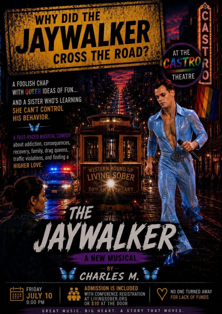 The Living Sober Entertainment Committee presents: The Jaywalker